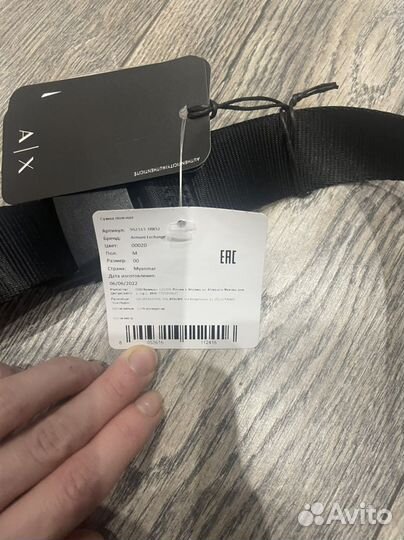 Сумка мужская поясная armani exchange оригинал