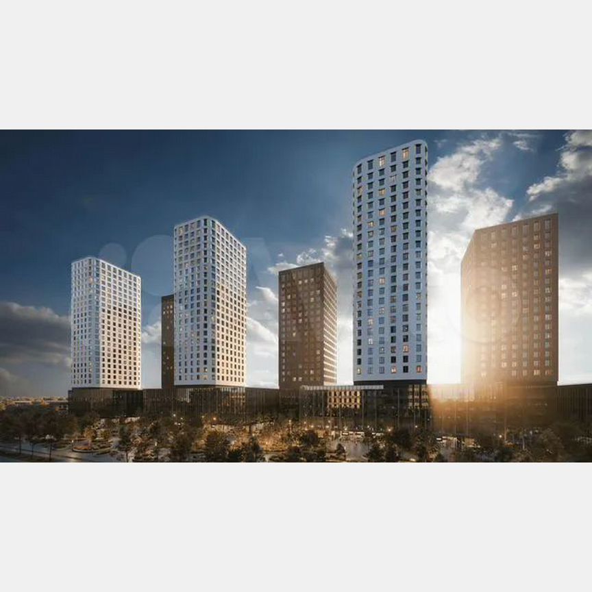 1-к. квартира, 41,3 м², 7/25 эт.