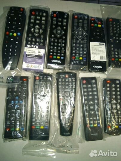 Пульты для телевизоров; DVB T2; спутникового тв