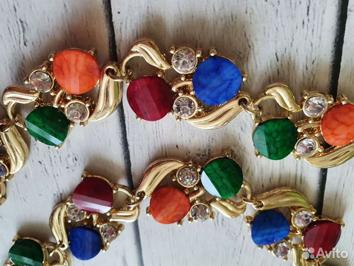 Колье, браслет, серьги, кольцо