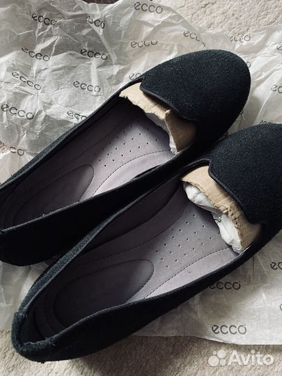 Туфли женские лоферы балетки ecco 36 размер