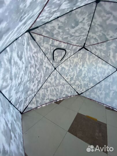 Зимняя палатка cube трехслойная 240*240*220