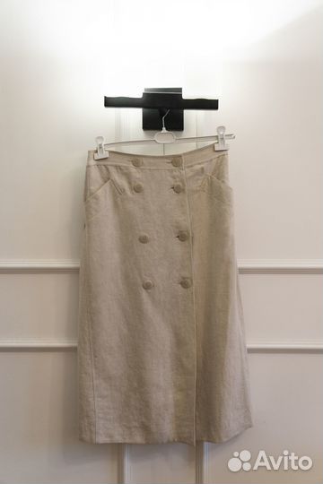 Юбка льняная Massimo Dutti