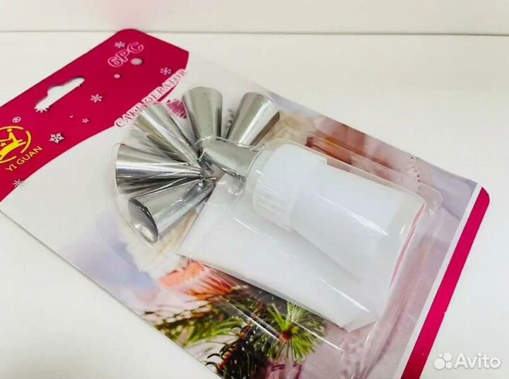 Кондитерский мешок с насадками