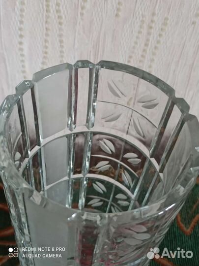 Хрустальные вазы СССР винтаж