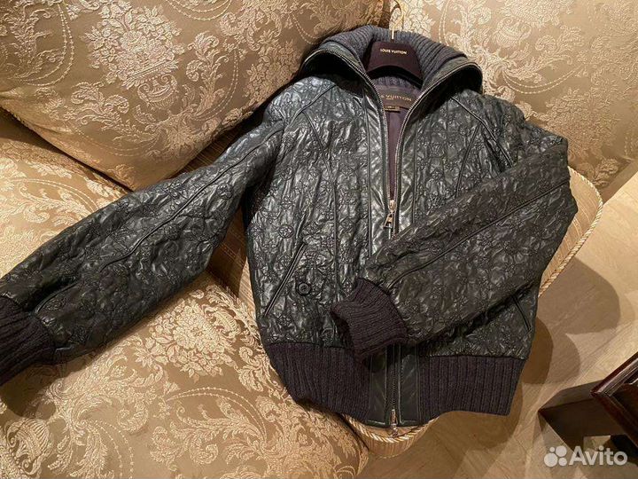 Кожаная куртка louis vuitton