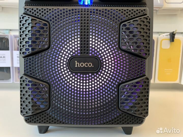 Беспроводная колонка с микрофоном караоке