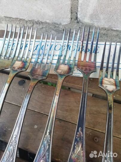 Вилки столовые посеребренные СССР