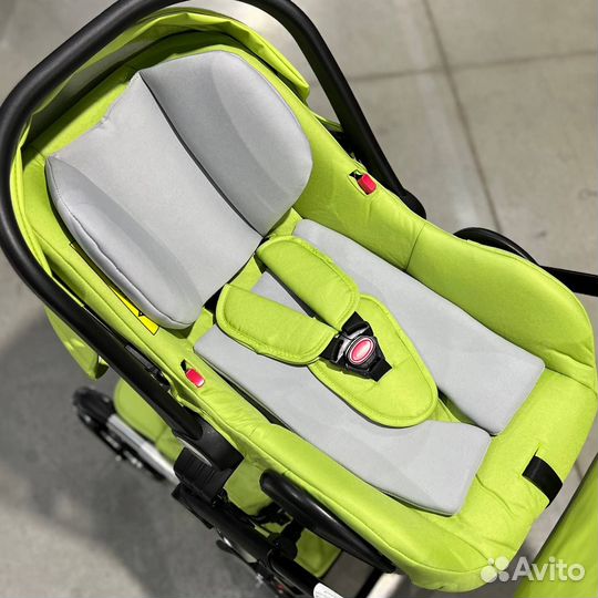 Детская 4-х колесная коляска Luxmom 608 2в1