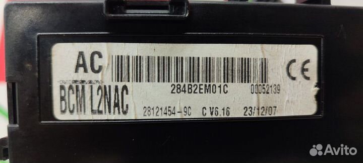 Блок комфорта Nissan Note E11E HR16DE 2008