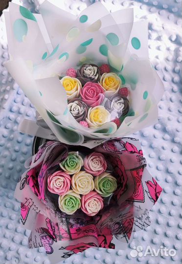 Шоколадный букет цветов