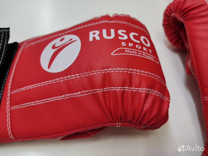 Перчатки снарядные RuscoSport красные к/з (S)