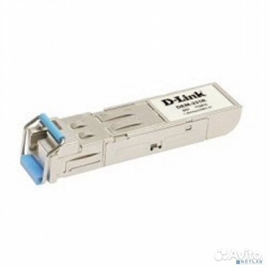 D-Link 331R/20KM/A1A WDM SFP-трансивер с 1 портом 1000Base-BX-U (Tx:1310 нм, Rx:1550 нм) для одномод