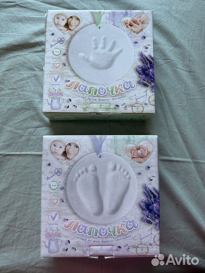 Слепки ручек и ножек Лапочка новые наборы