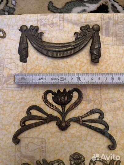 Бронза старинная. Части изделий