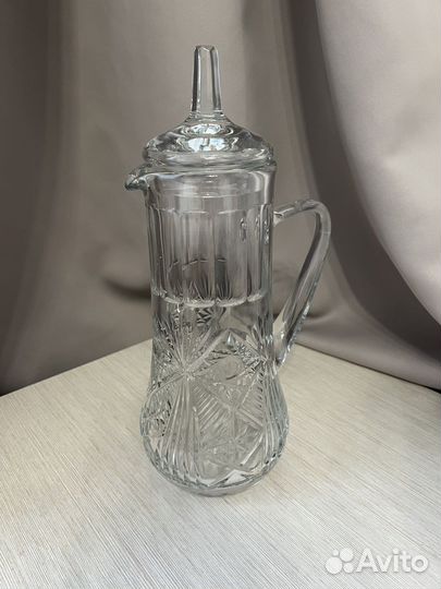 Кувшин Графин хрустальный