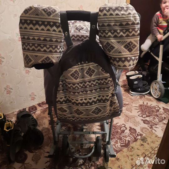 Коляска санки