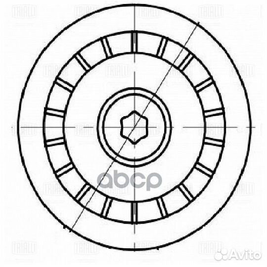 Ролик привод. ремня для а/м Ford Focus II (05)