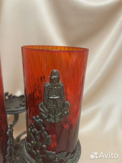 Набор стаканов СССР с подставкой 