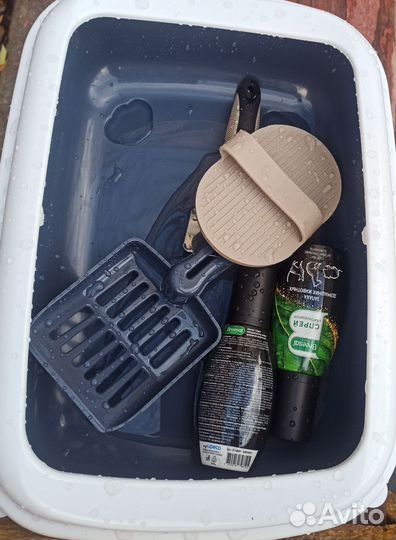 Лоток, щетка для шерсти, нейтрализатор запаха