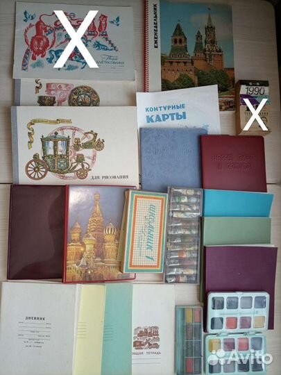 Канцелярские товары СССР и 90-х