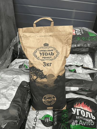 Уголь древесный 3кг оптом от производителя