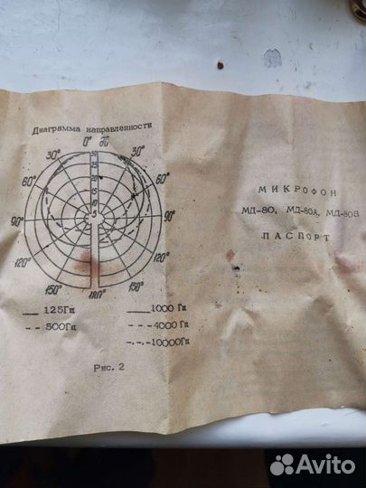 Микрофон новый СССР мд-80