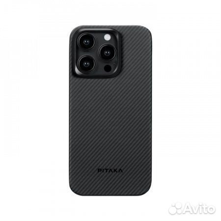 Pitaka MagEZ Case 4 iPhone 15 Pro Max черно-серый