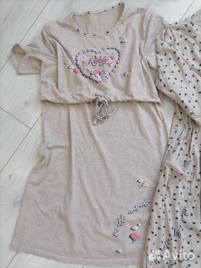 Халат с сорочкой в роддом