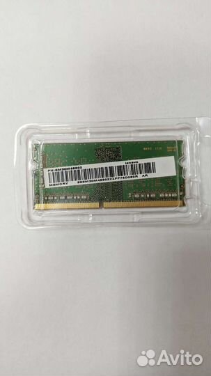 Оперативная память so-dimm Samsung ddr4 4gb