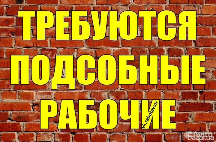 Грузчик Подсобный Рабочий Ежедневные выплаты