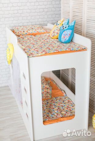 Кровать двухъярусная Незнайка