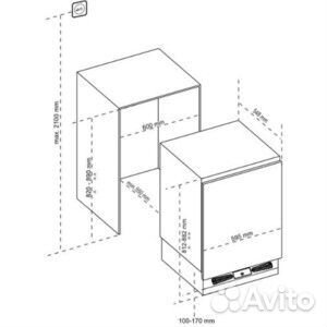 Встраиваемая морозильная камера