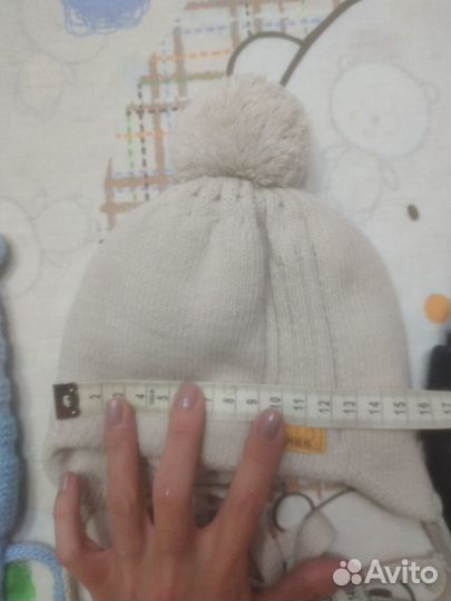 Шапка зимняя для новорожденных