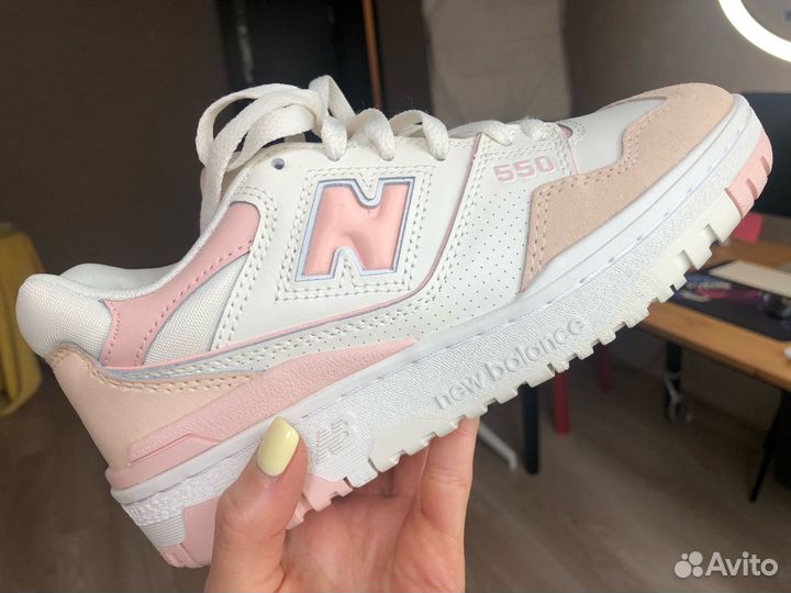 Кеды New Balance 550 wmns “White Pink”