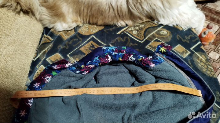 Дождевик утепленный для собаки