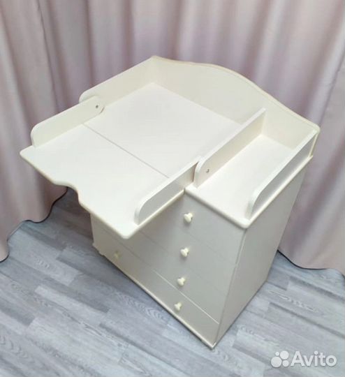 Пеленальный комод Agio 800/5 слоновая кость