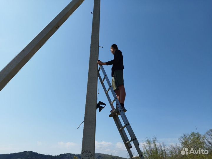 Камера видеонаблюдения с установкой