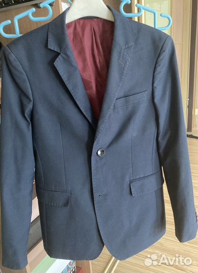 Школьный костюм для мальчика 146 синий