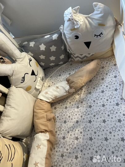 Бортики в кроватку