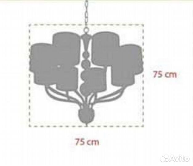 Люстра подвесная MW-Light Федерика 379011508