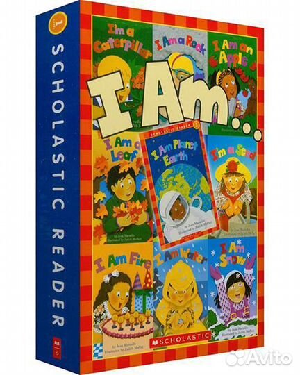 I am. 10 books set + CD. Scholastic for kids