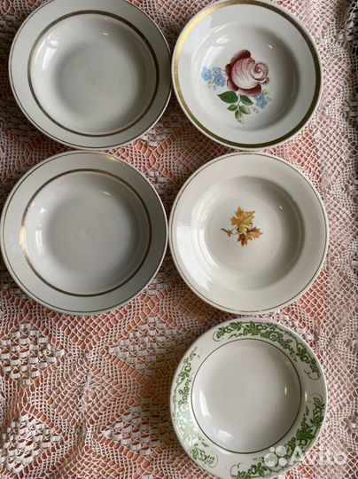 Тарелка СССР винтаж ретро суповая