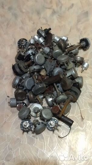 Радиодетали ссср.Резисторы переменные