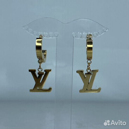 Серьги louis vuitton