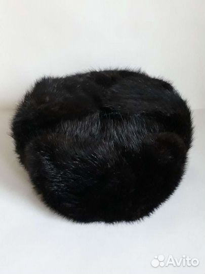 Новая шапка-ушанка из меха норки