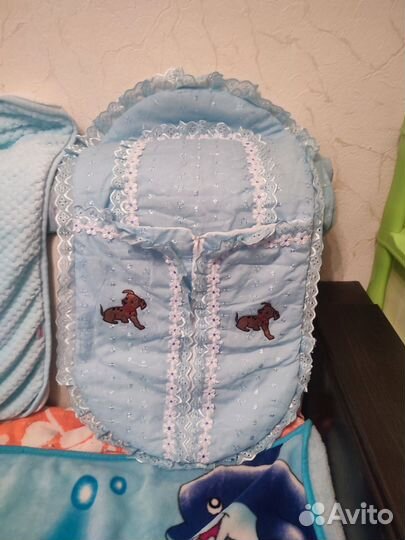 Конверт на выписку для мальчика зима