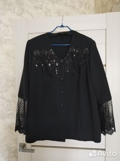 Пиджак жакет женский большой размер