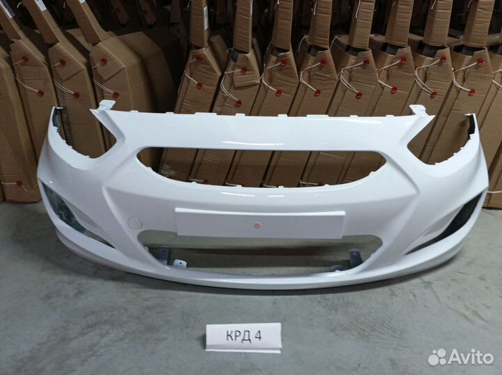 Бампер передний Hyundai Solaris 1 2011-2017