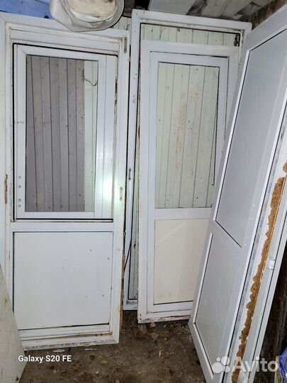 Пластиковые окна и двери бу